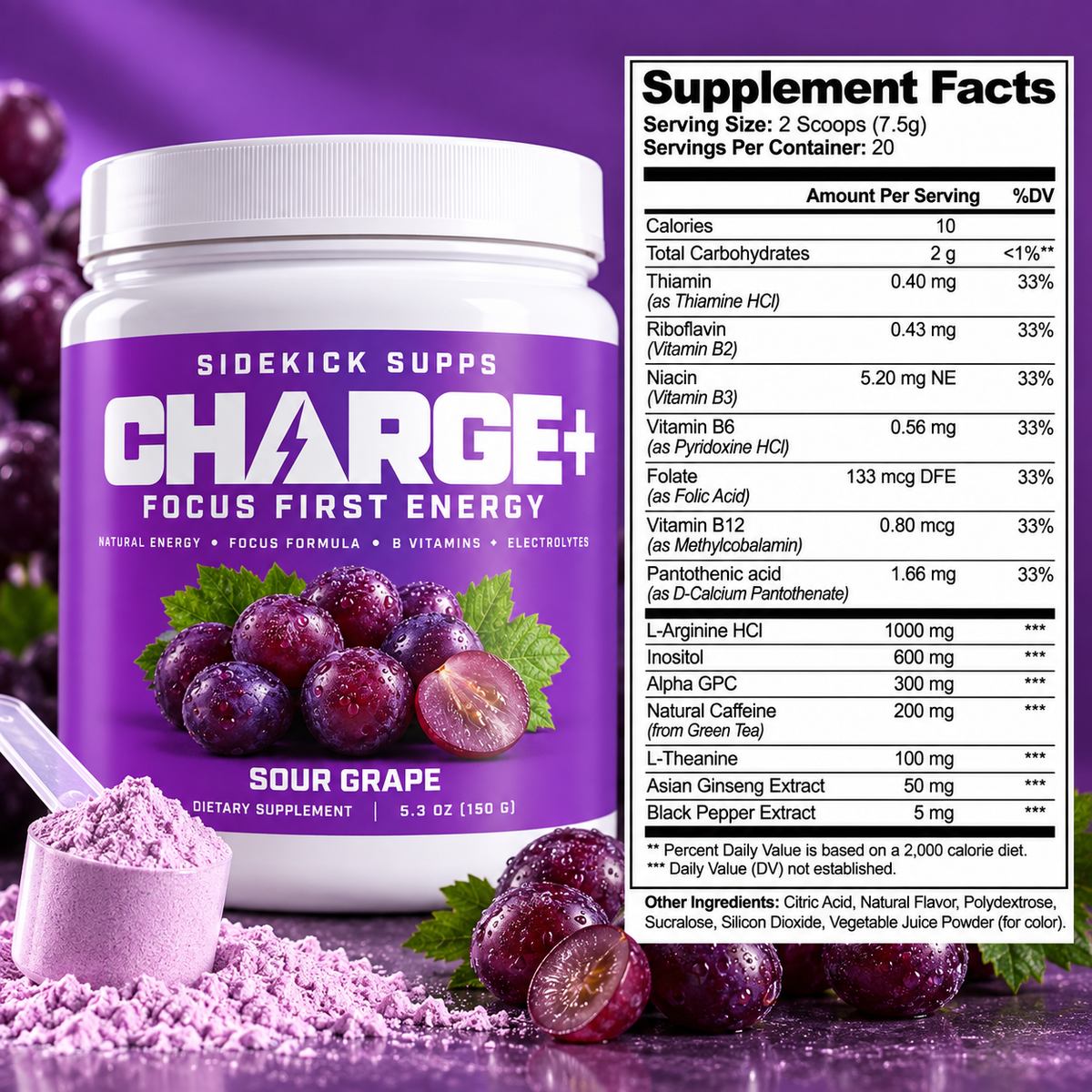 Charge+ (Sour Grape)