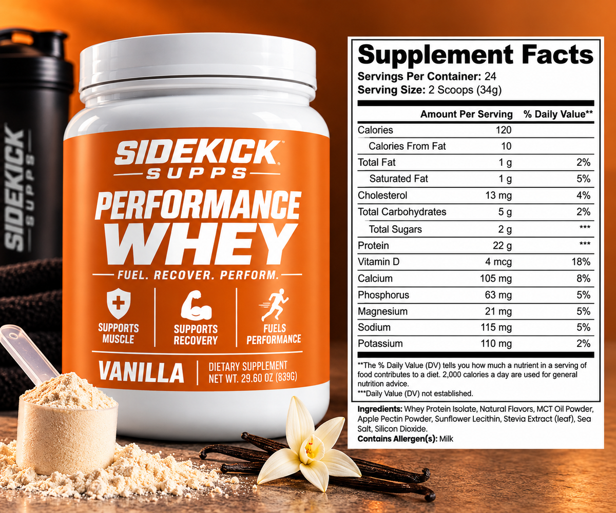 Performance Whey Protein Isolate (Vanilla)